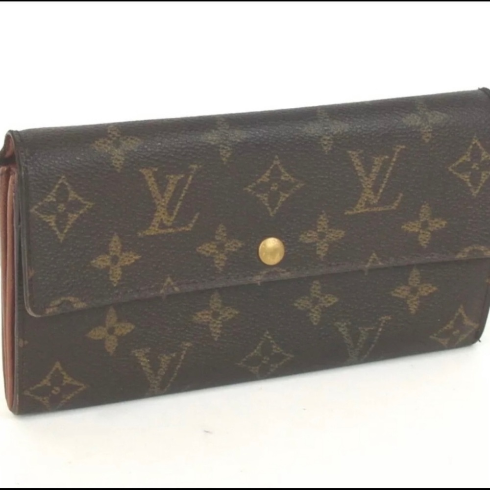 LOUIS VUITTON Monogram Portefeuille Sarah Long
